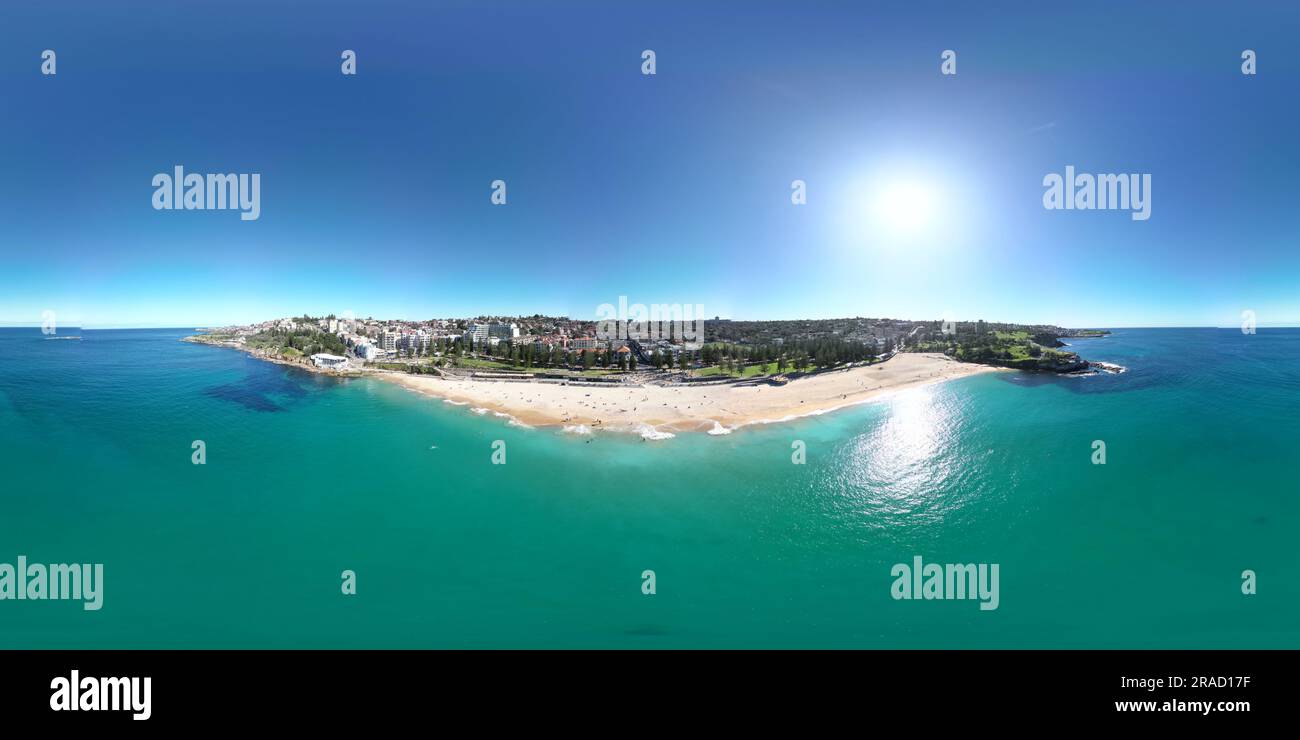 Spiaggia panoramica Foto Stock