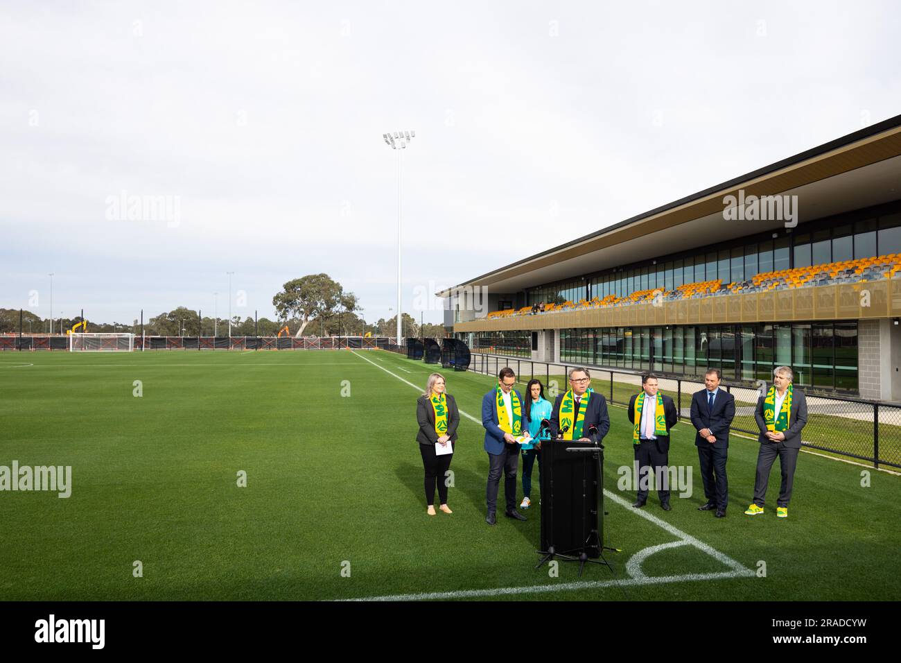 Opportunità media per la squadra di calcio australiana Matildas Foto Stock