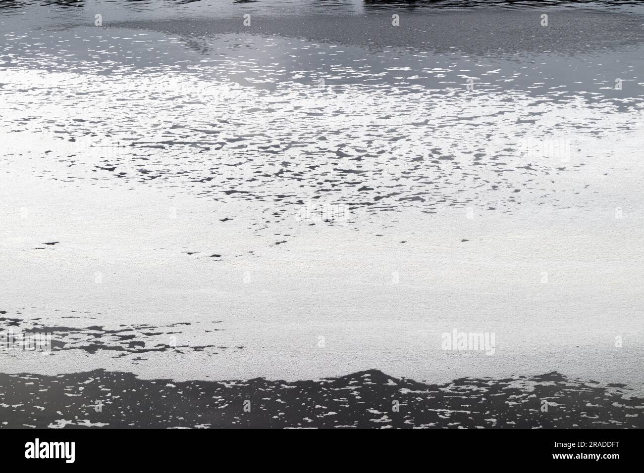 Fiume inquinato Foto Stock