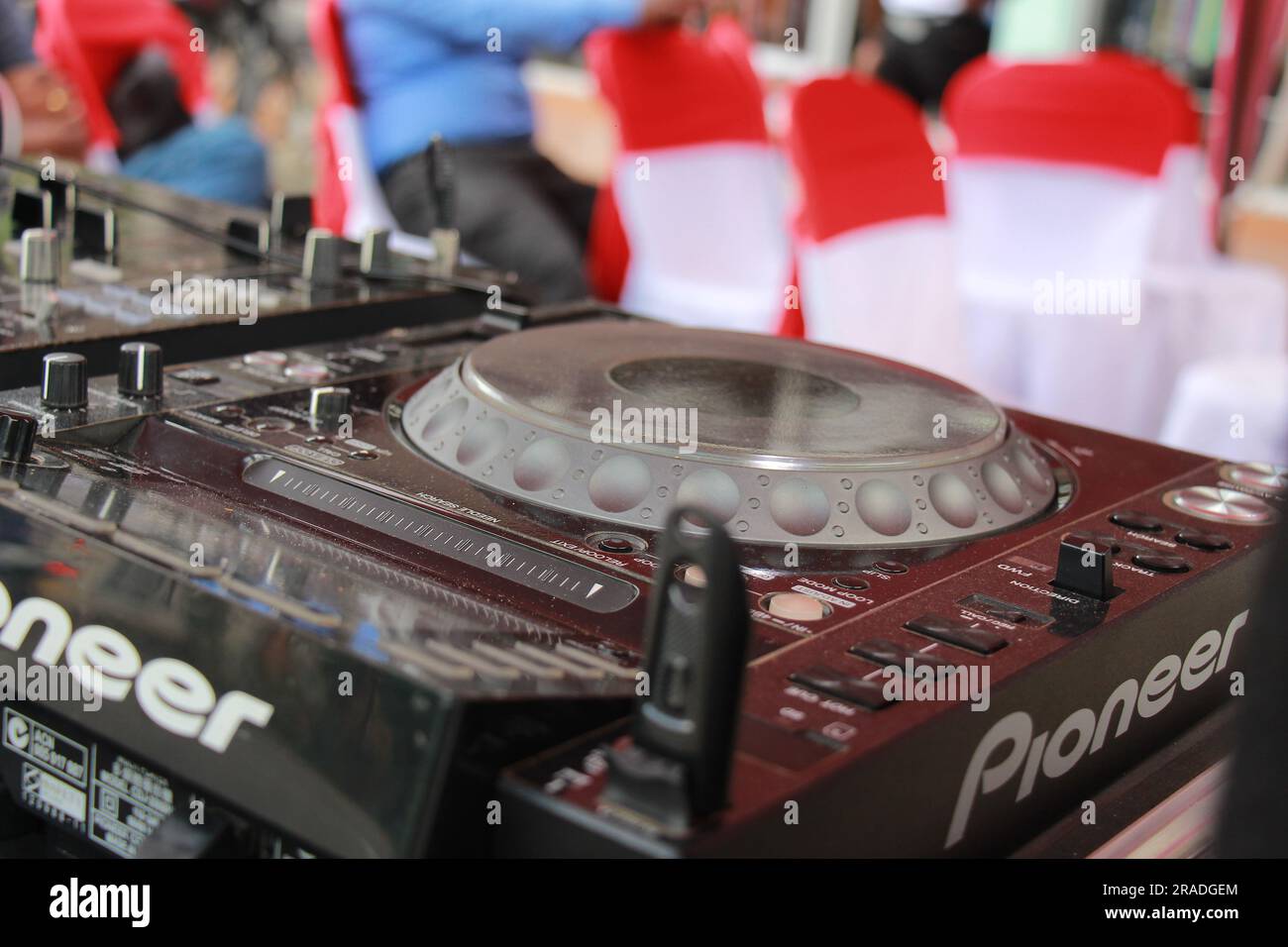 CDJ 2000 nx Player One Side Deck Foto Stock