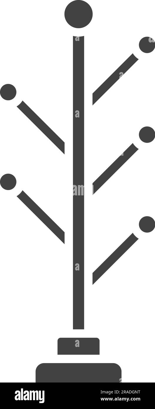 Immagine icona appendiabiti. Illustrazione Vettoriale