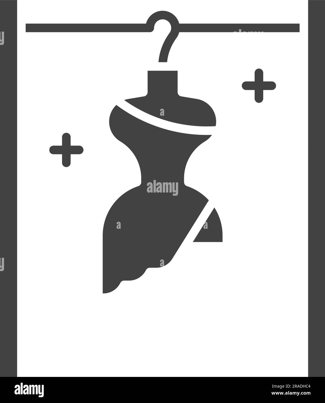 Immagine icona Couture. Adatto per applicazioni mobili. Illustrazione Vettoriale