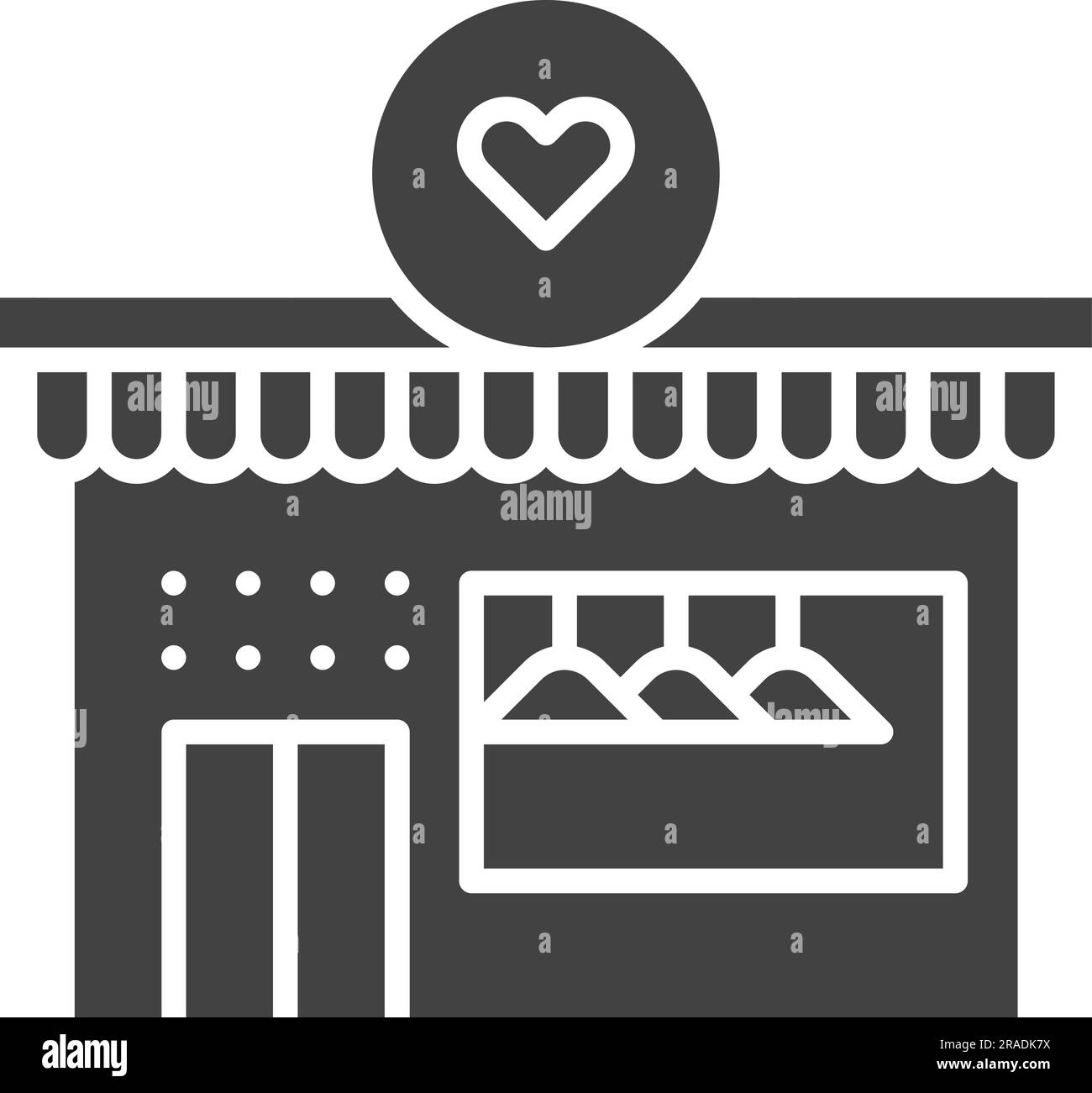 Immagine icona Fashion Store. Illustrazione Vettoriale