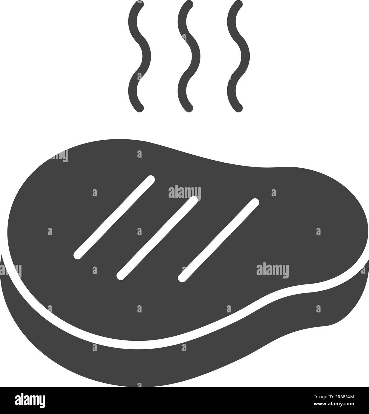 Immagine icona bistecche. Illustrazione Vettoriale