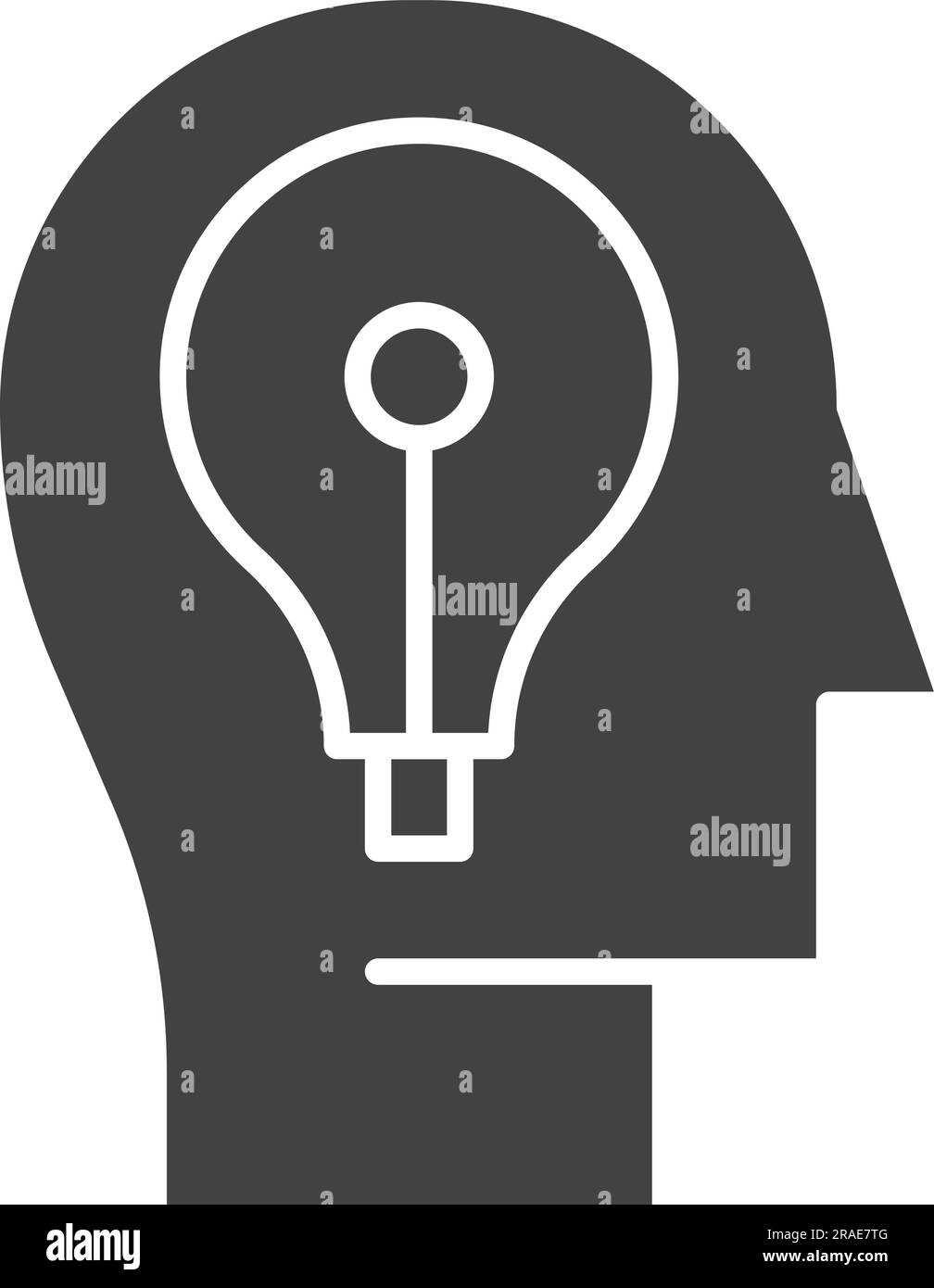 Immagine Think Big Icon. Illustrazione Vettoriale