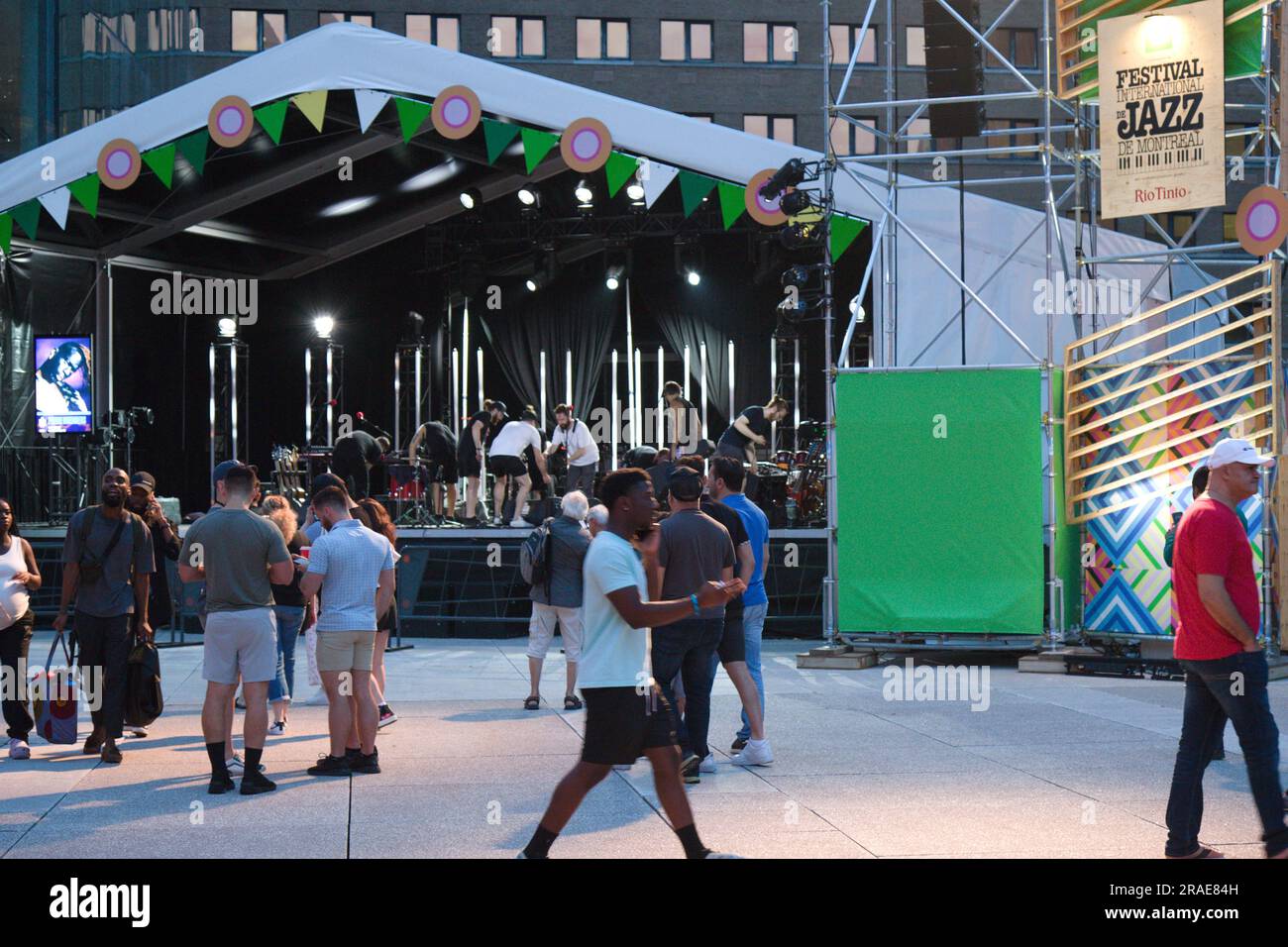 International Jazz Festival , Canada, Quebec, Montreal, Foto Stock