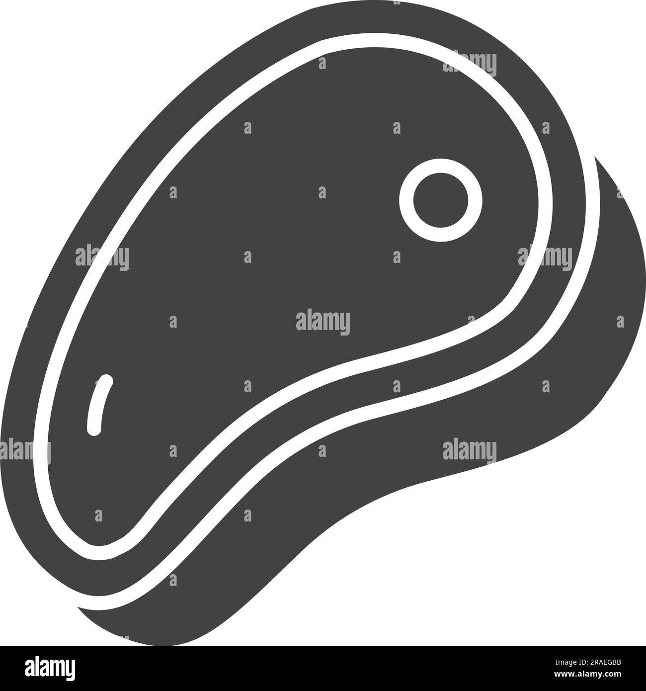 Immagine icona carne. Illustrazione Vettoriale