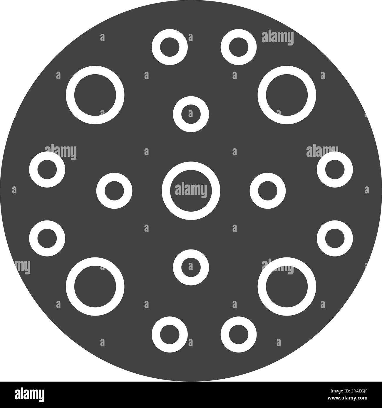 Immagine icona nanocristale. Illustrazione Vettoriale