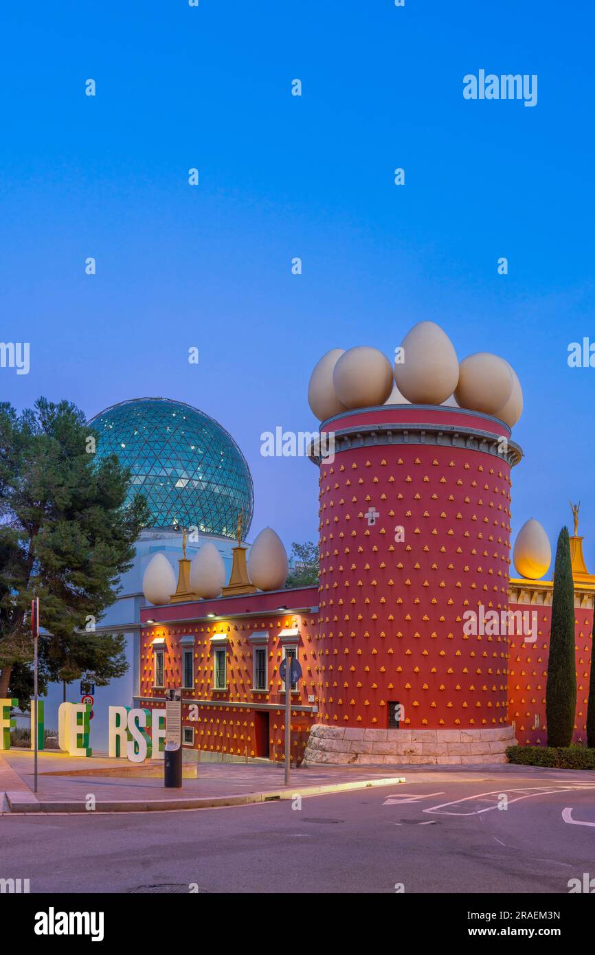 Museo-Teatro di Dalí, Figueres, Giriona, Catalogna, Spagna Foto Stock