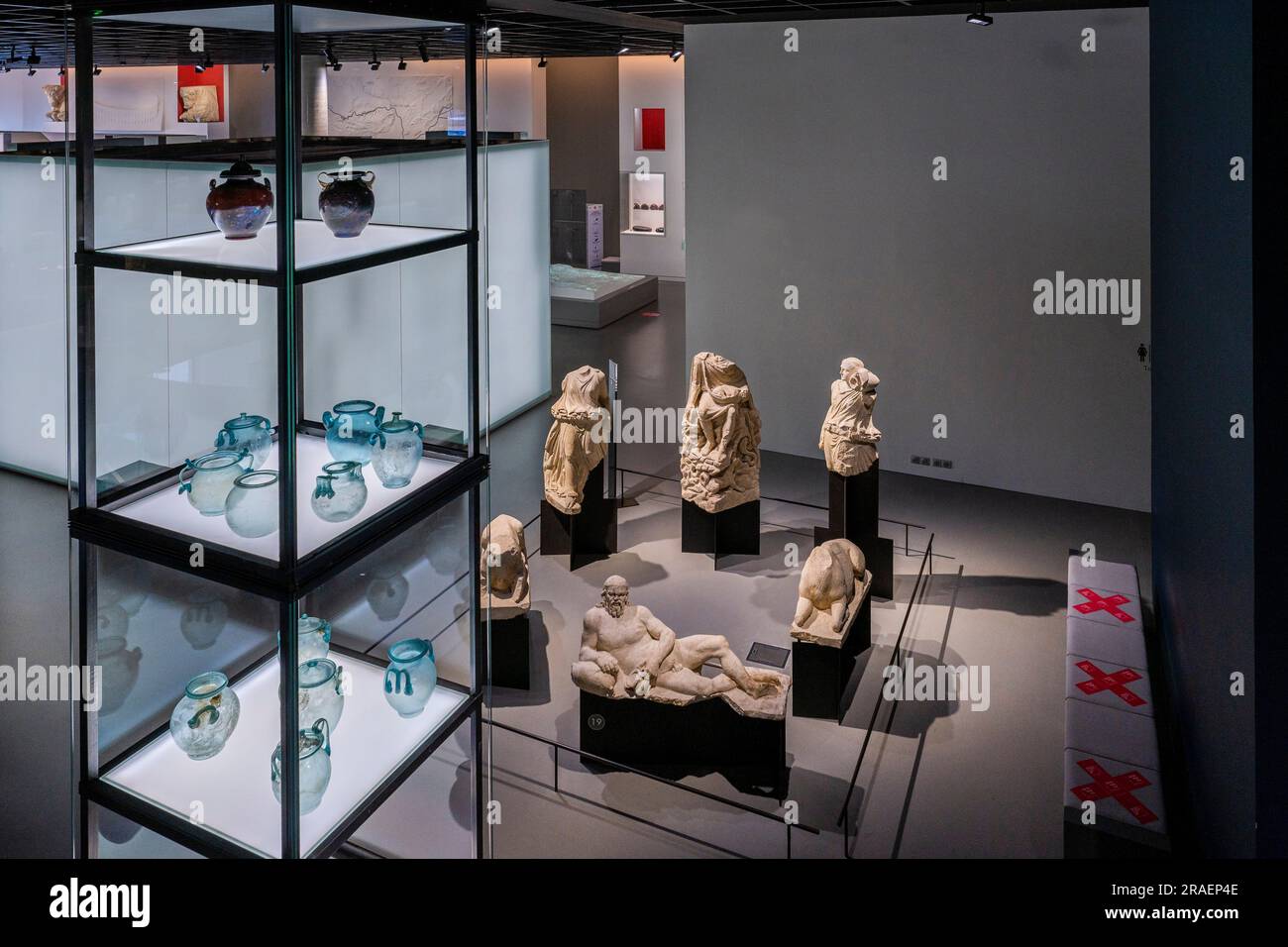 musée de la Romanité, Nîmes, Occitania, Francia Foto Stock