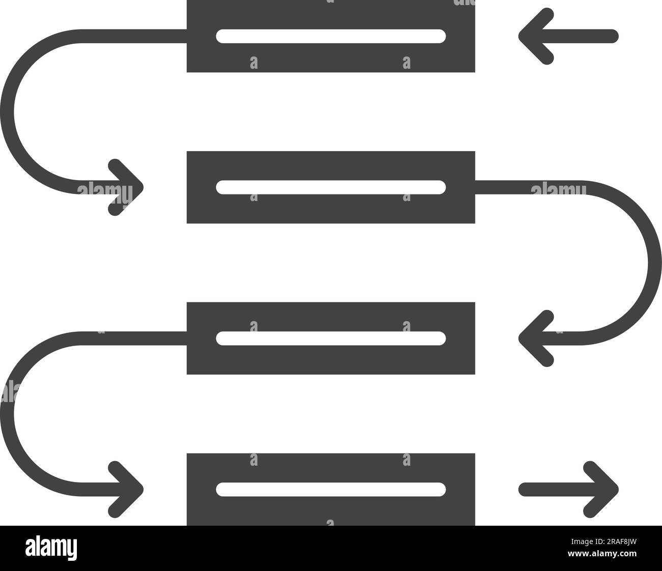 Immagine icona procedura. Illustrazione Vettoriale