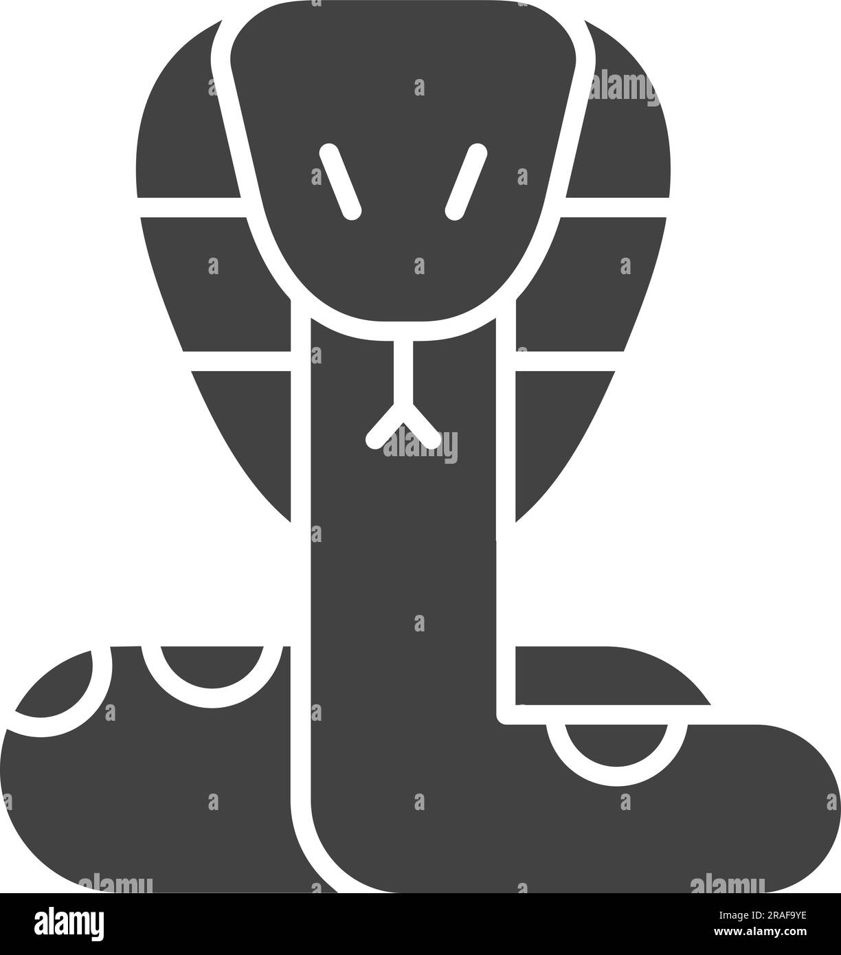 Immagine icona Serpent. Illustrazione Vettoriale