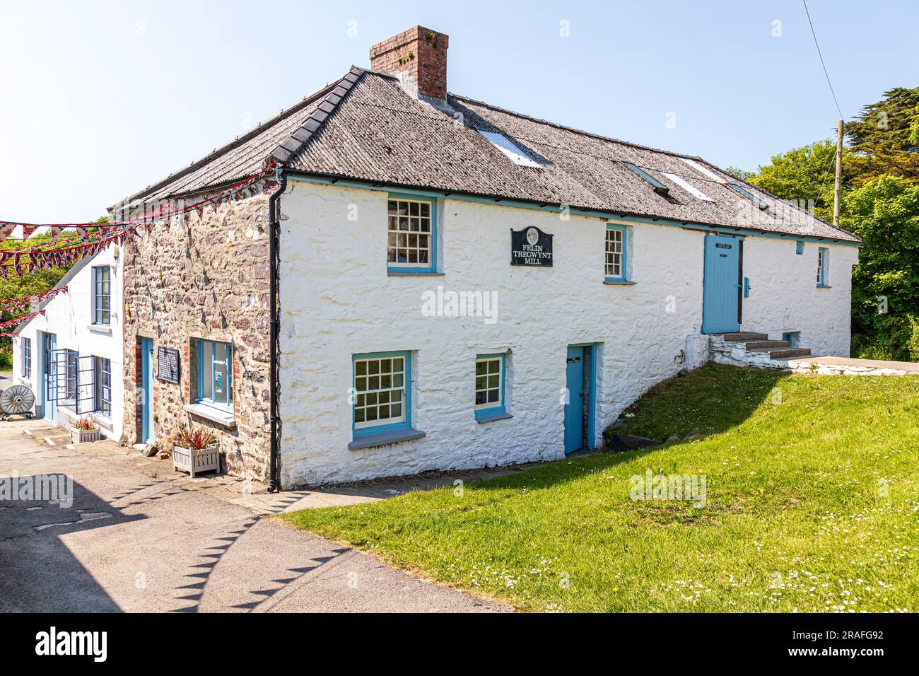 Felin Melin Tregwynt Lanificio a Tregwynt nel Pembrokeshire Coast National Park, Galles, Regno Unito Foto Stock