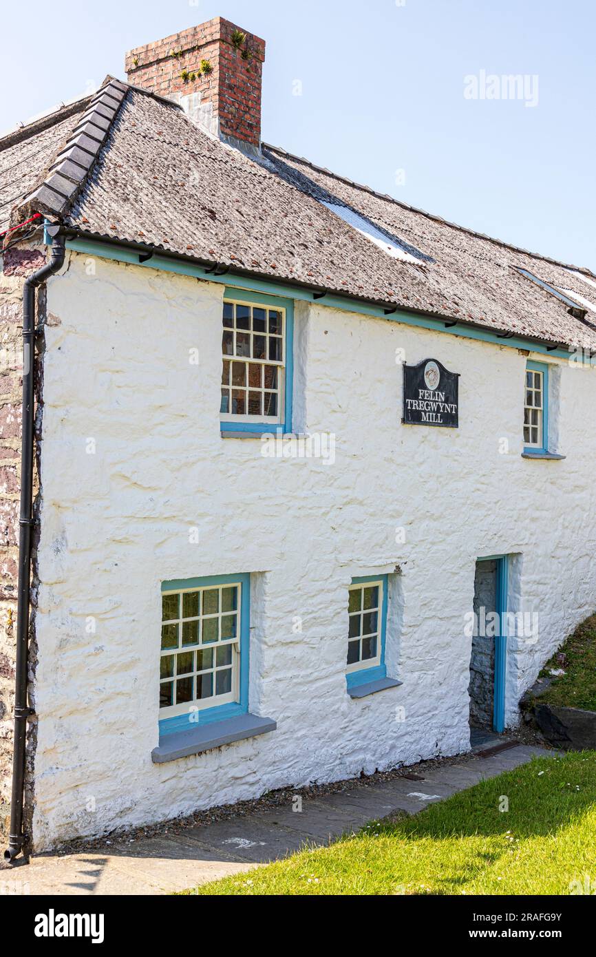 Felin Melin Tregwynt Lanificio a Tregwynt nel Pembrokeshire Coast National Park, Galles, Regno Unito Foto Stock