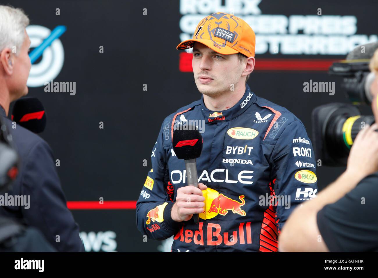 Spielberg, Austria. 2 luglio 2023. Formula 1 Rolex Gran Premio d'Austria al Red Bull Ring, Austria. Nella foto: Max Verstappen (NLD) di Oracle Red Bull Racing © Piotr Zajac/Alamy Live News Foto Stock