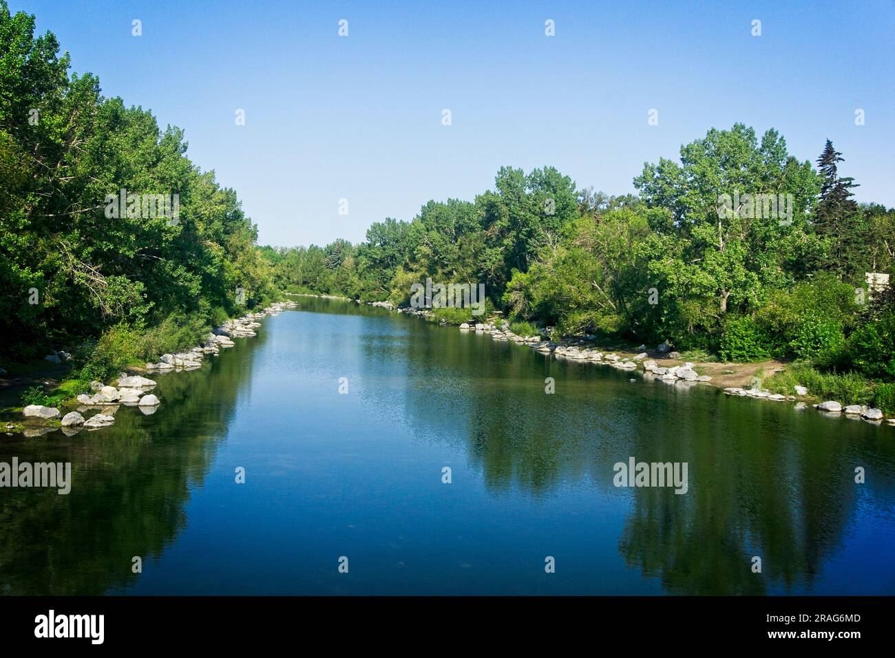 Prince's Island Park Calgary, Alberta Foto Stock