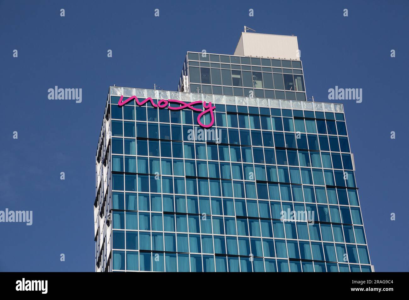 Moxy nel centro di Los Angeles, CALIFORNIA, USA Foto Stock