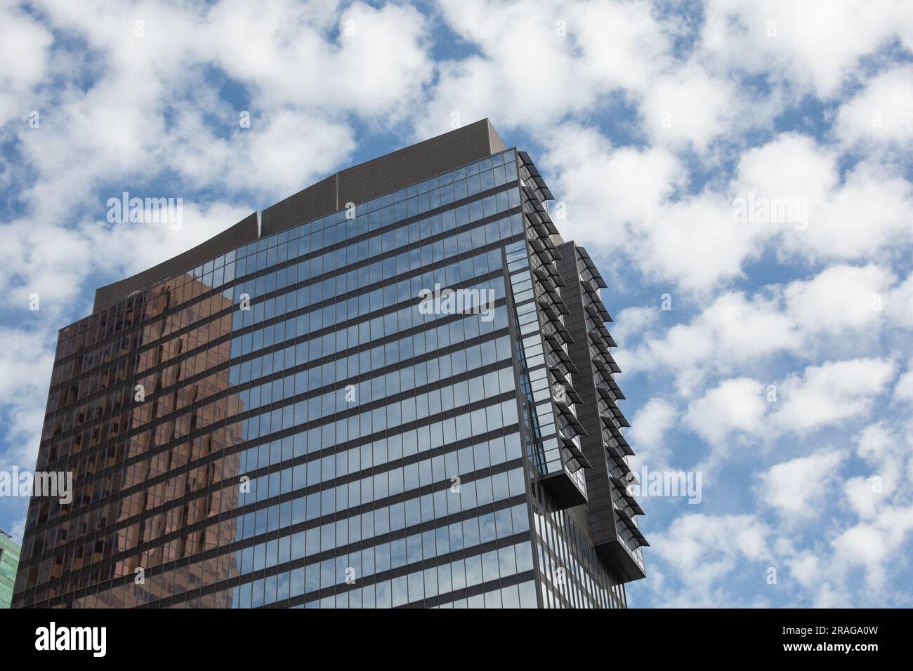 Alina Luxury Residential Tower, parte dell'Apex Complex nel centro di Los Angeles, CA, USA Foto Stock