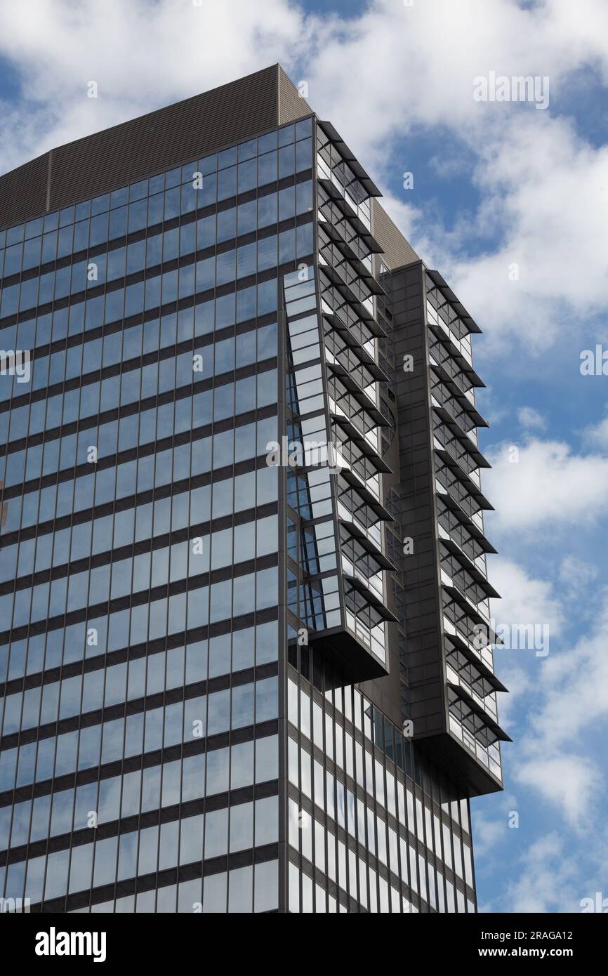 Alina Luxury Residential Tower, parte dell'Apex Complex nel centro di Los Angeles, CA, USA Foto Stock