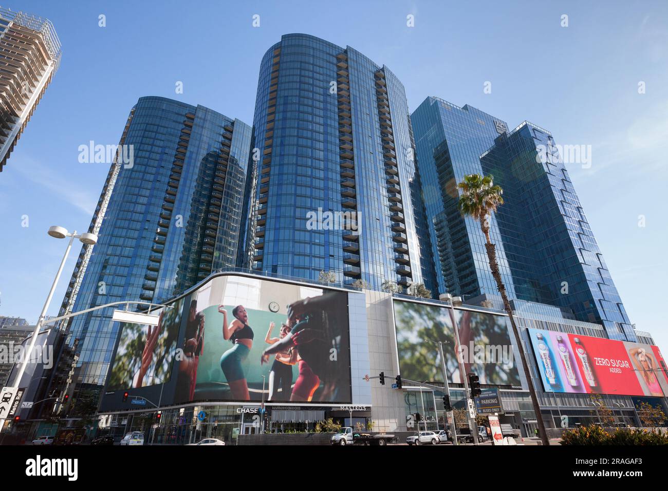 Circa LA Apartments nel centro di Los Angeles, CA, Stati Uniti Foto Stock