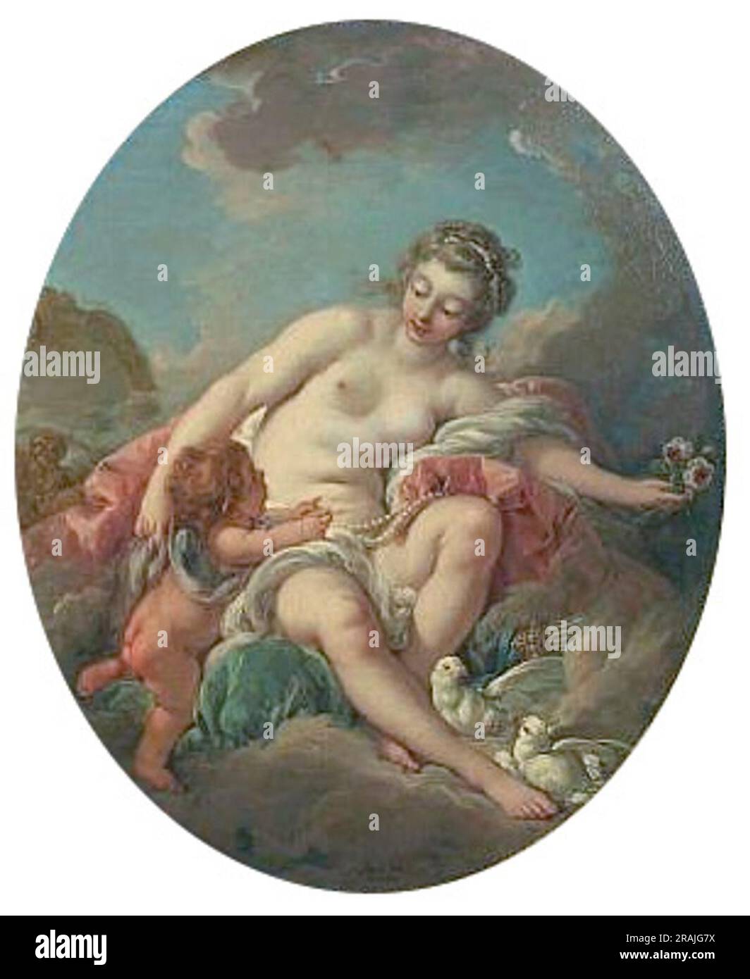 Venere che blocca Cupido 1762 di Francois Boucher Foto Stock