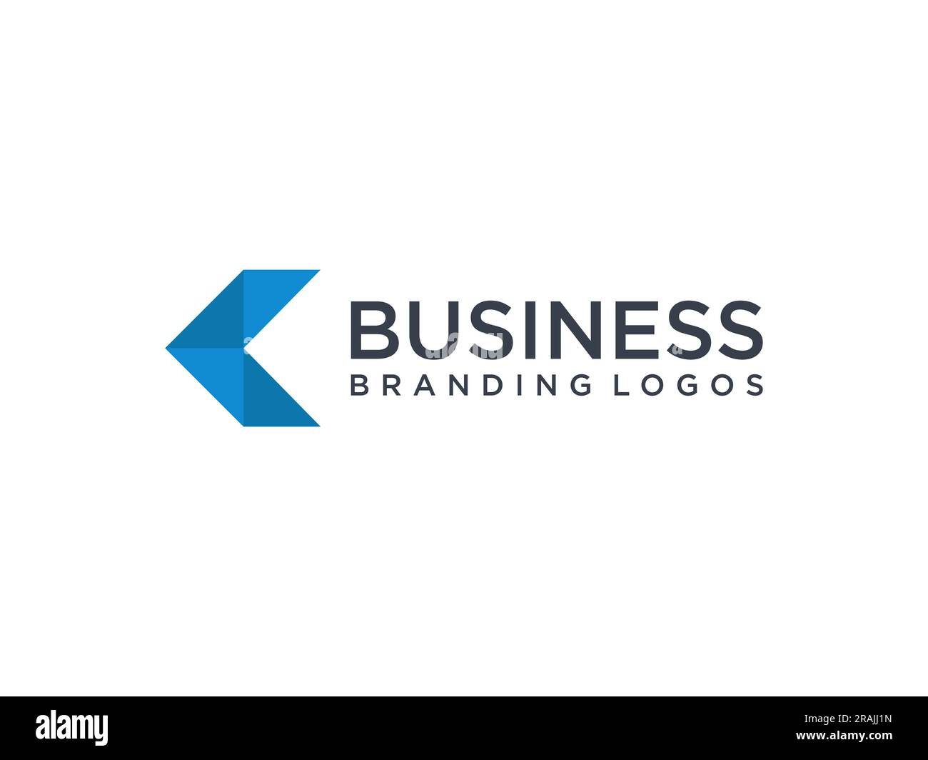 Elementi del modello di design dell'icona del logo lettera K. Illustrazione Vettoriale