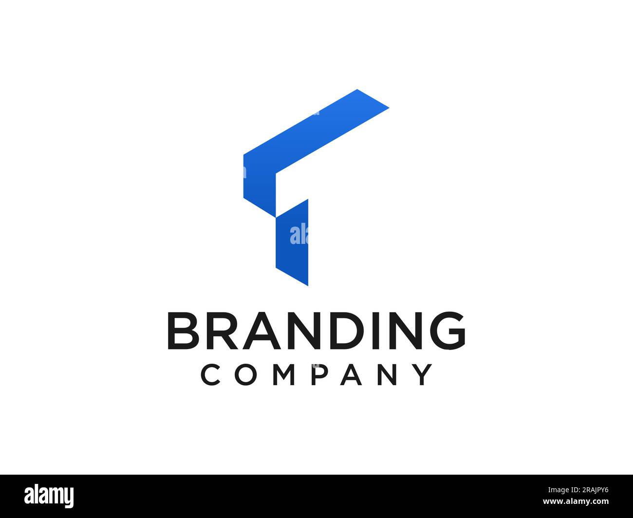 Logo T Letter su sfondo bianco. Concetto logo lettera iniziali del monogramma TT. Design T icona Illustrazione Vettoriale