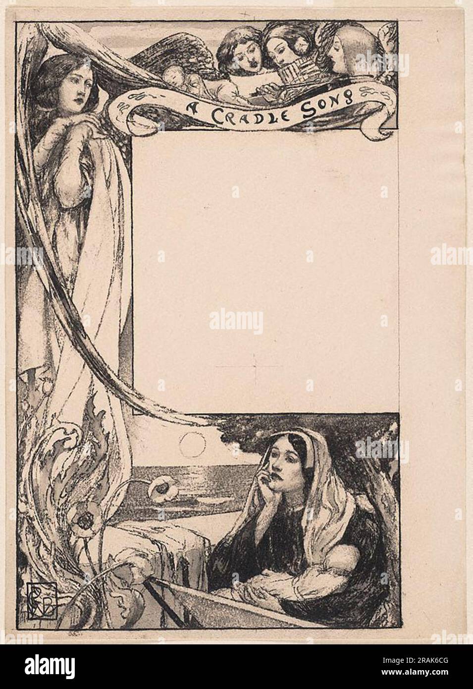 Una canzone culla 1896 di Rupert Bunny Foto Stock