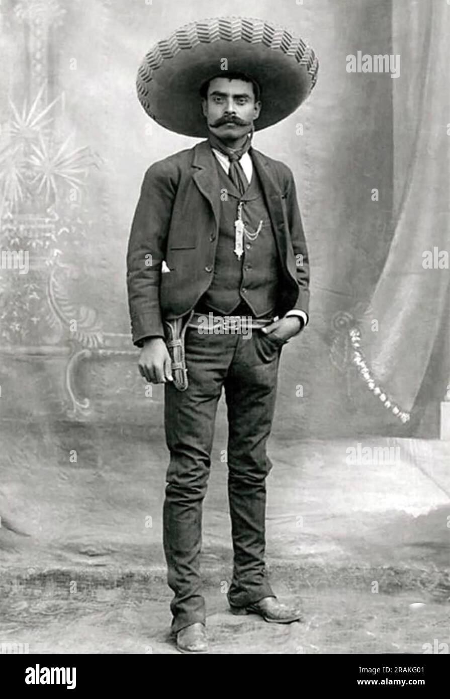 EMILIANO ZAPATA (1879-1919) rivoluzionario messicano Foto Stock
