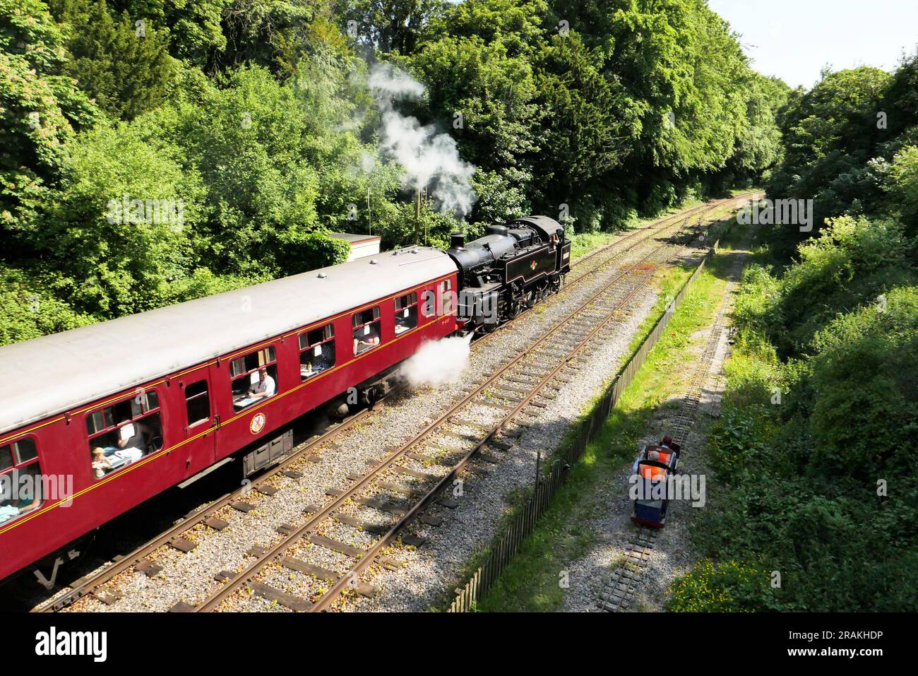 Ecclesbourne Valley Railway Foto Stock