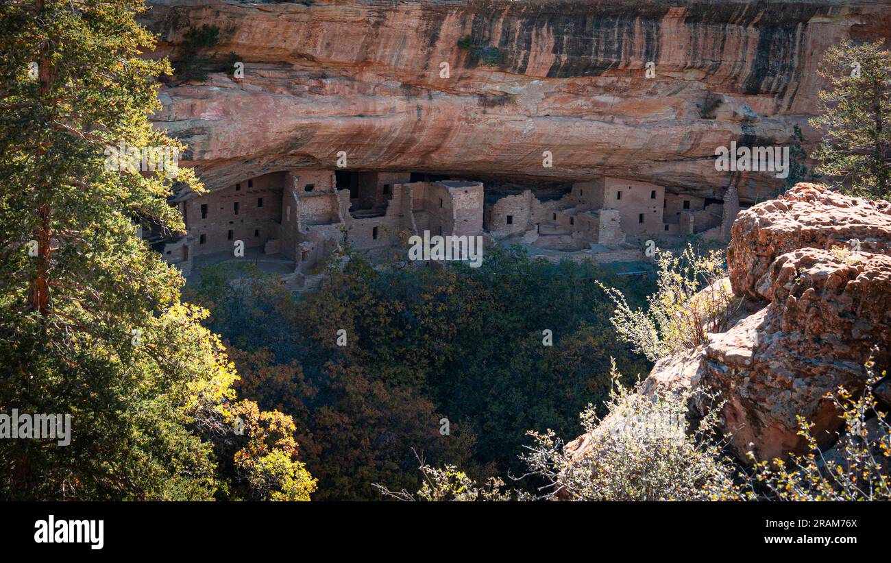 Long House | Mesa Verde National Park, Colorado, Stati Uniti Foto Stock