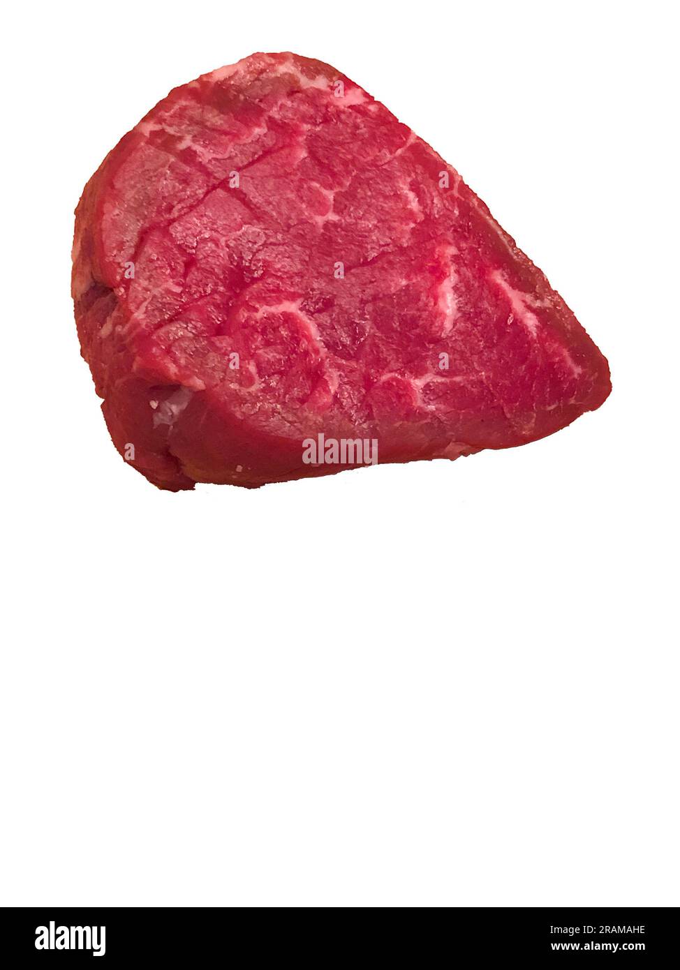 Carne rossa cruda di manzo tagliata Foto Stock