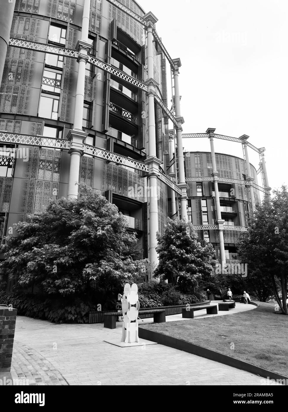 Londra, Regno Unito - giugno 2023 : Gasholders Park Apartments, Kings Cross. Foto Stock