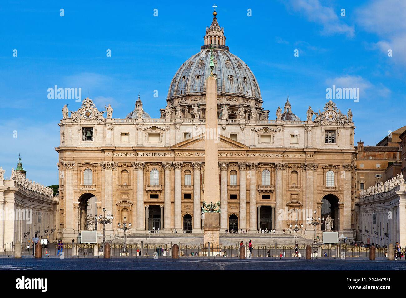 St Basilica di Pietro, San Pietro, Vaticano, città del Vaticano, Roma, Lazio, Italia Foto Stock