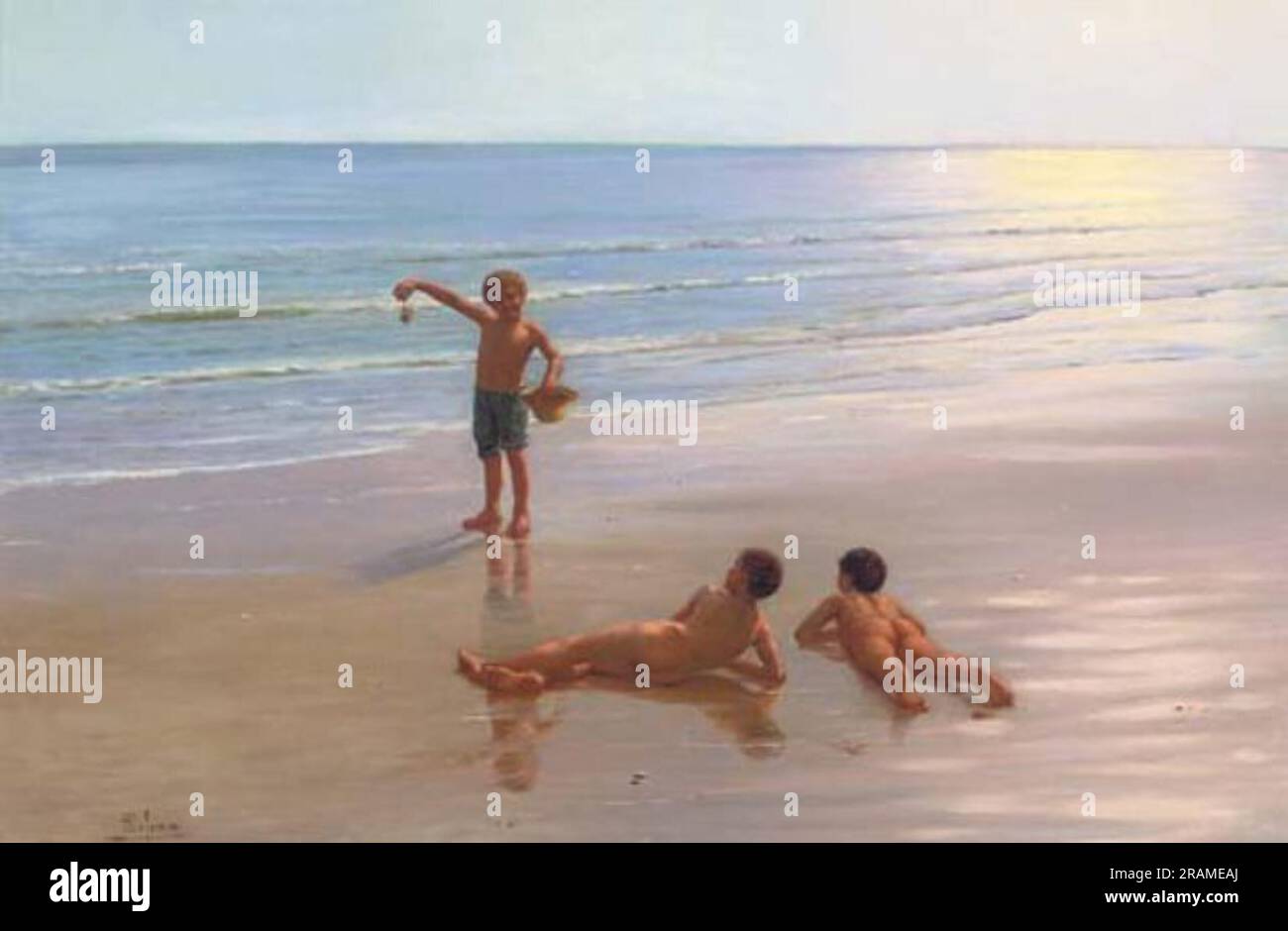 Divertimento estivo di Pasquale Celommi Foto Stock