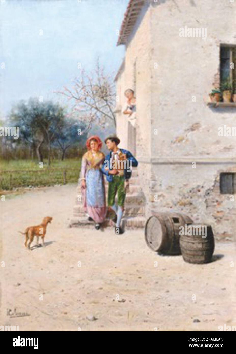 I Fidanzati di Pasquale Celommi Foto Stock