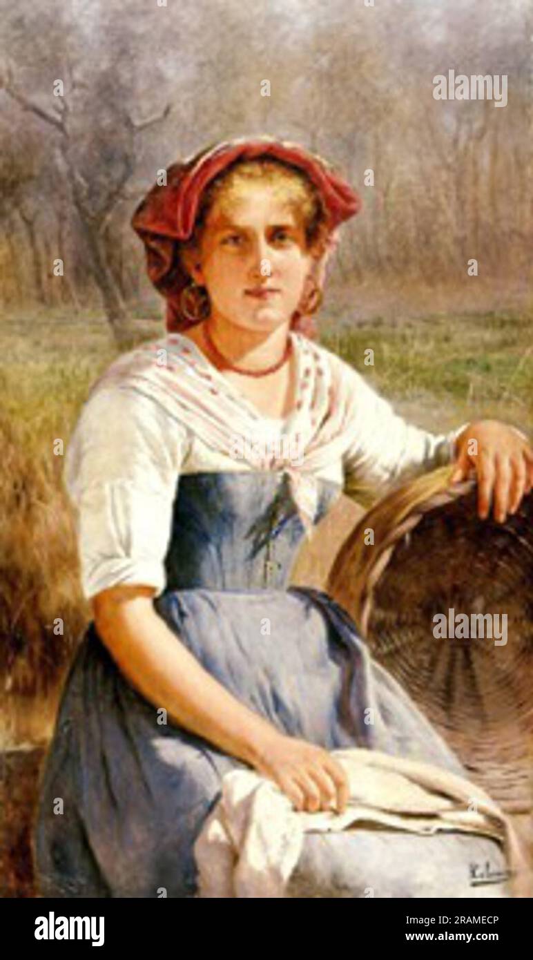 Nellina 1910 di Pasquale Celommi Foto Stock