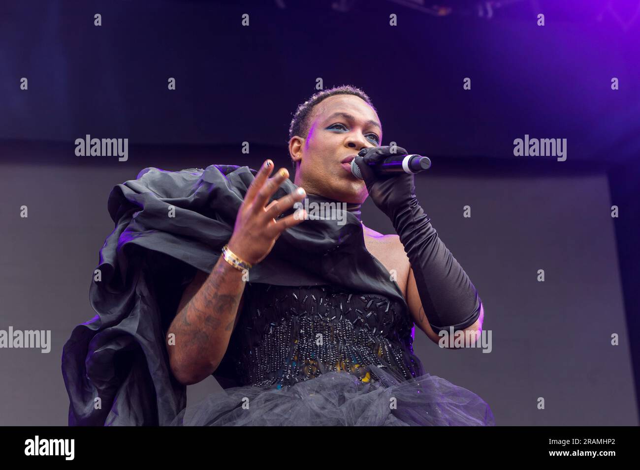 Todrick Hall si esibisce al Pride di Londra 2023 Foto Stock Todrick Hall si esibisce al Pride di Londra 2023 Foto Stock