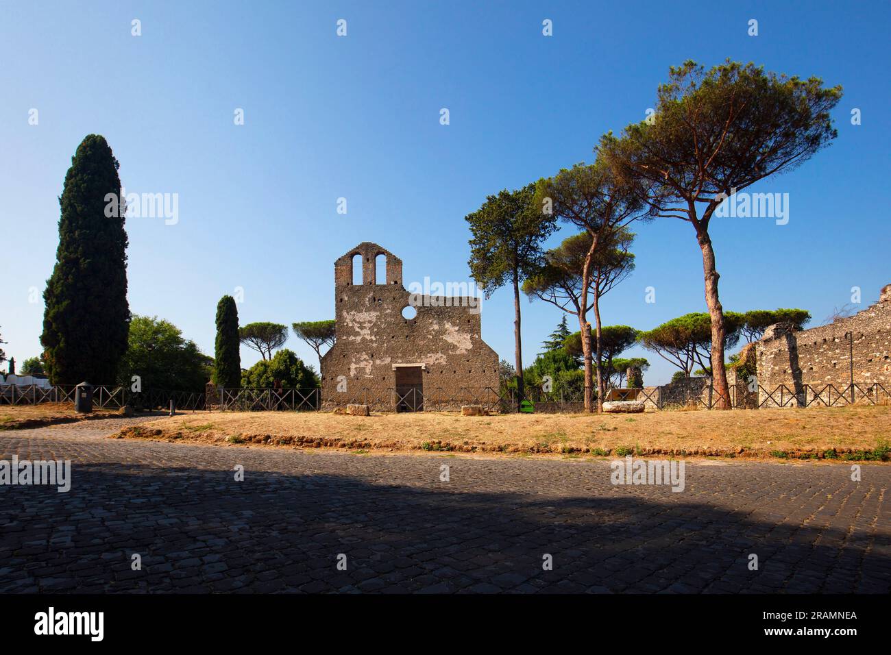 Chiesa di San Nicola a Capo di Bove, via Appia, Roma, Lazio, Italia Foto Stock