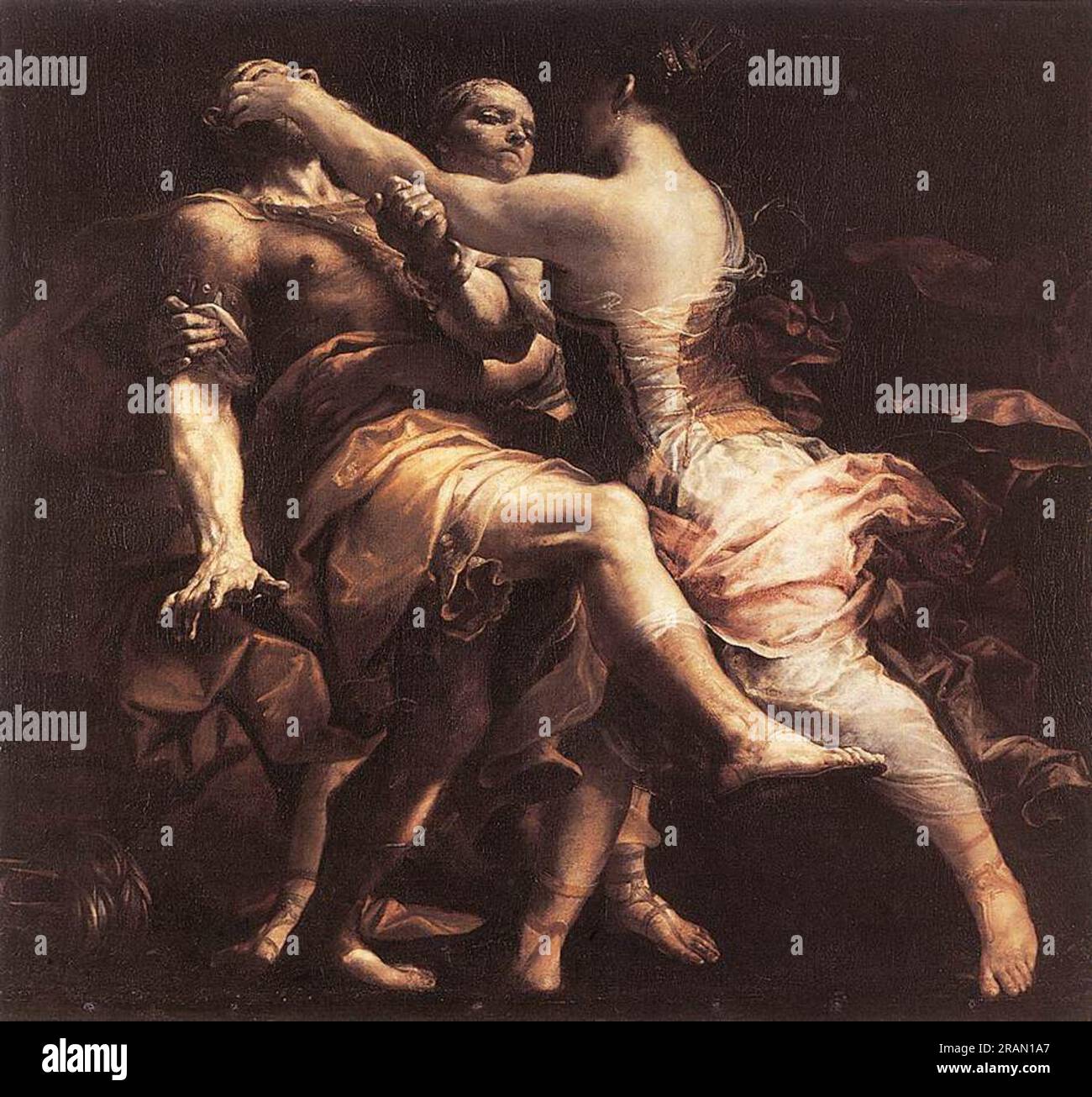 Hecuba accecante Polymnestor di Giuseppe Maria Crespi Foto Stock