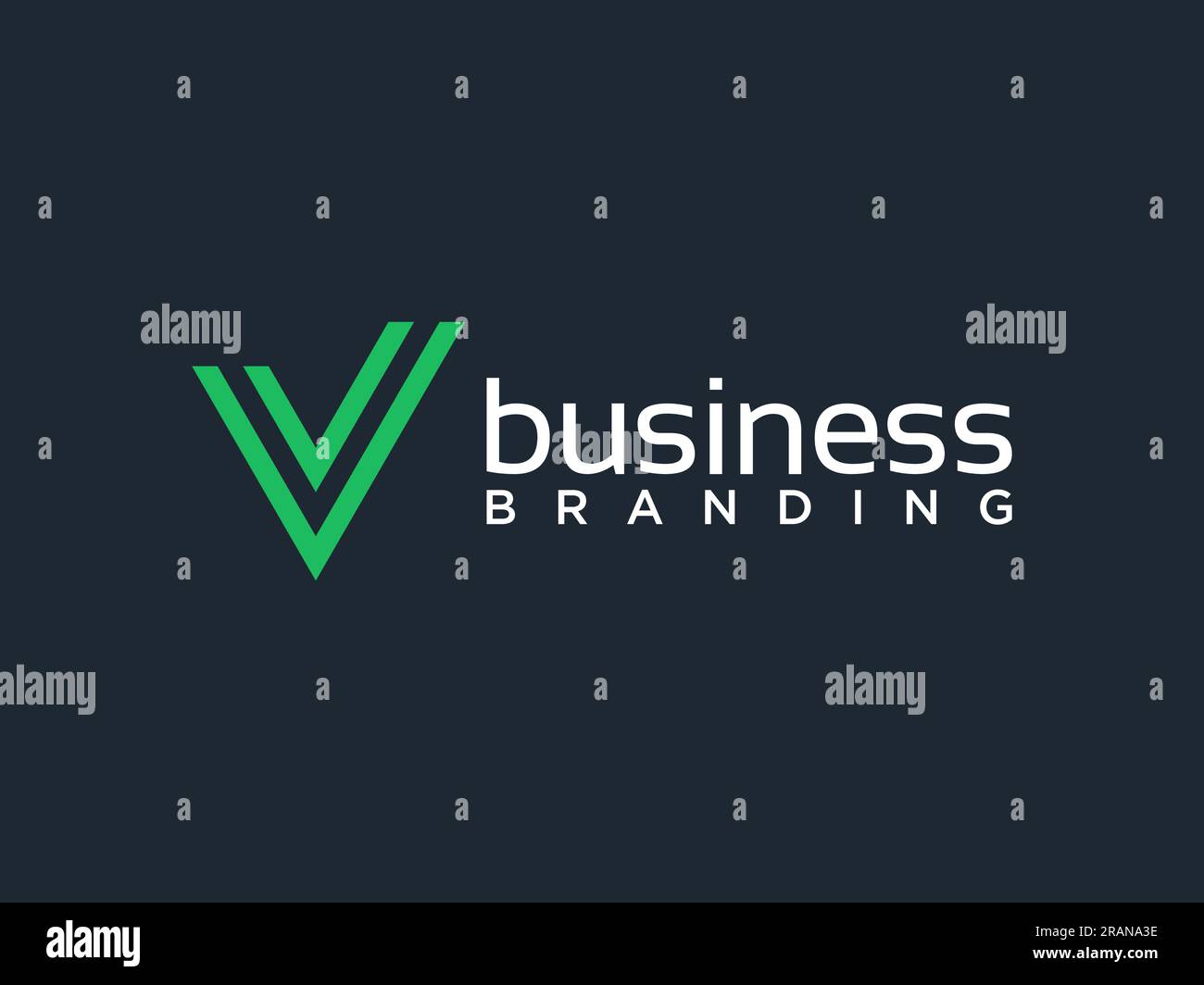 Logo Letter V. Logotipo di vittoria astratto di lusso. Simbolo di monogramma vettoriale creativo ed elegante Illustrazione Vettoriale