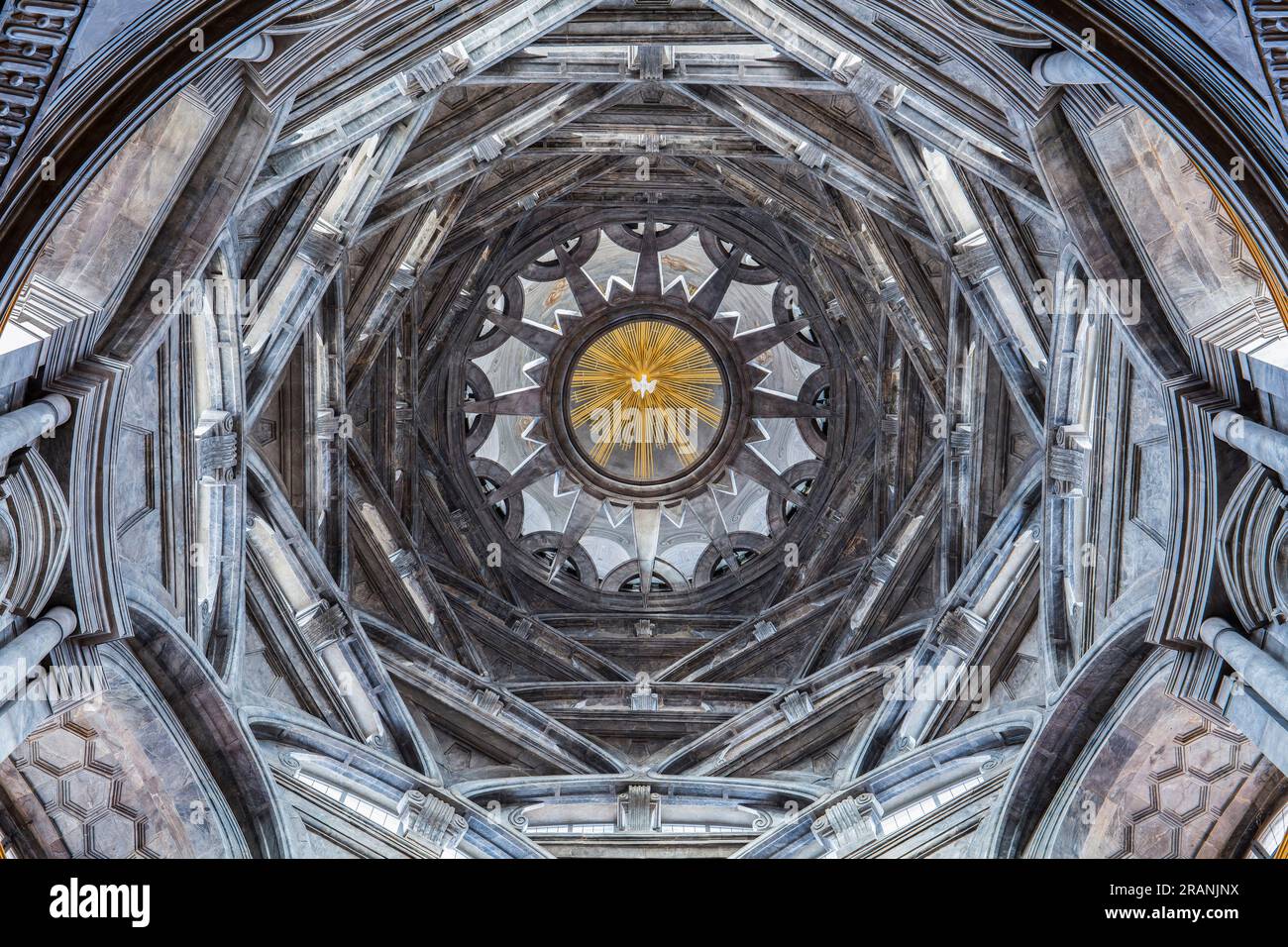 Cappella della Sacra Sindone, progetto architettonico di Guarino Guarini, Torino, Piemonte, Italia Foto Stock