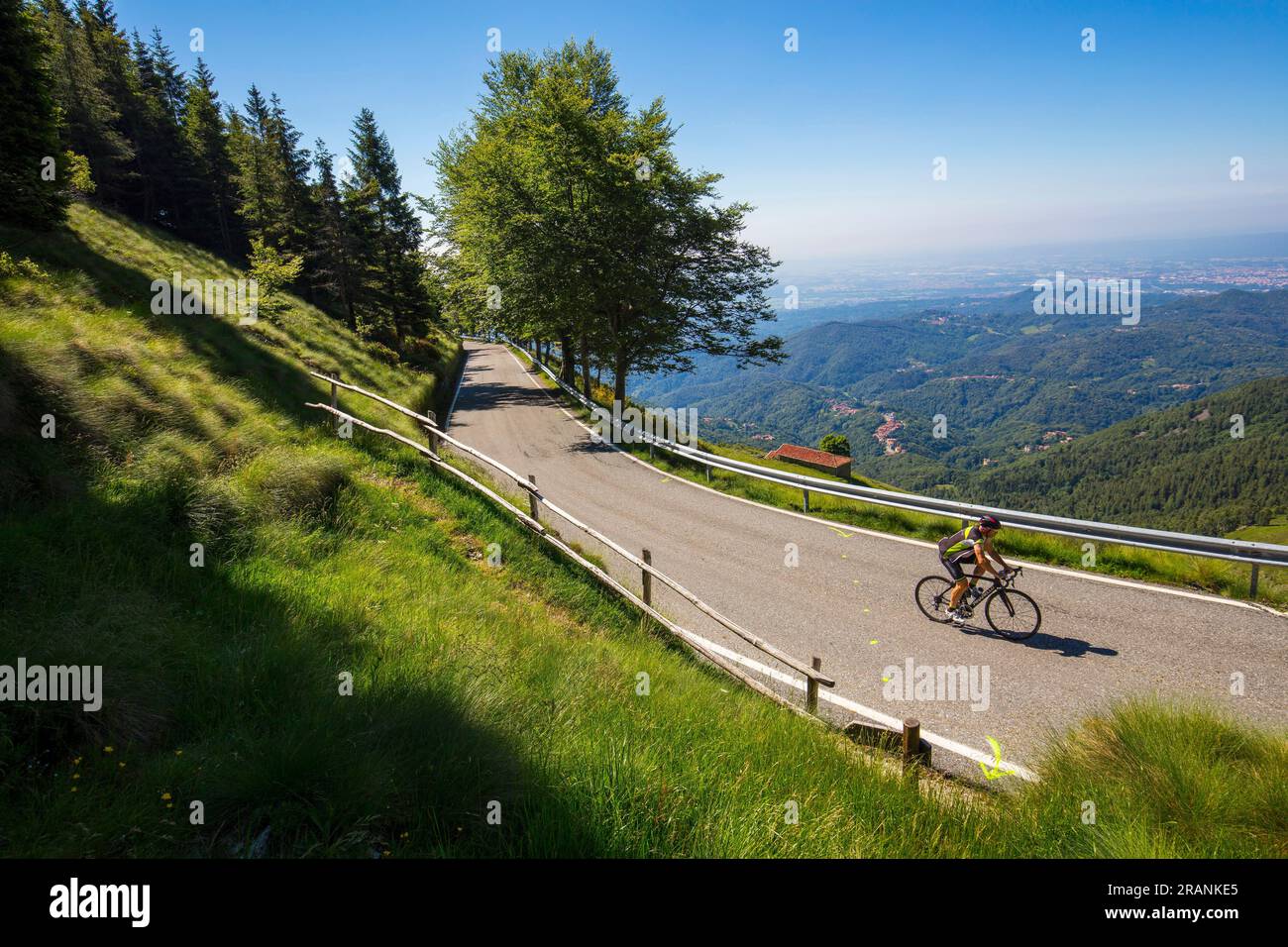 Bielmonte, biella, Piemonte, Italia, sulla strada panoramica Zegna Foto Stock
