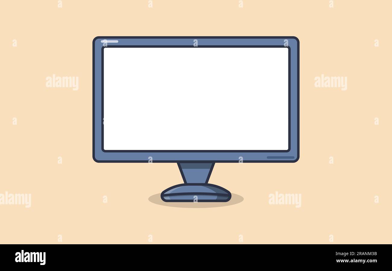 Progettazione vettoriale di computer, icona della tecnologia Illustrazione Vettoriale