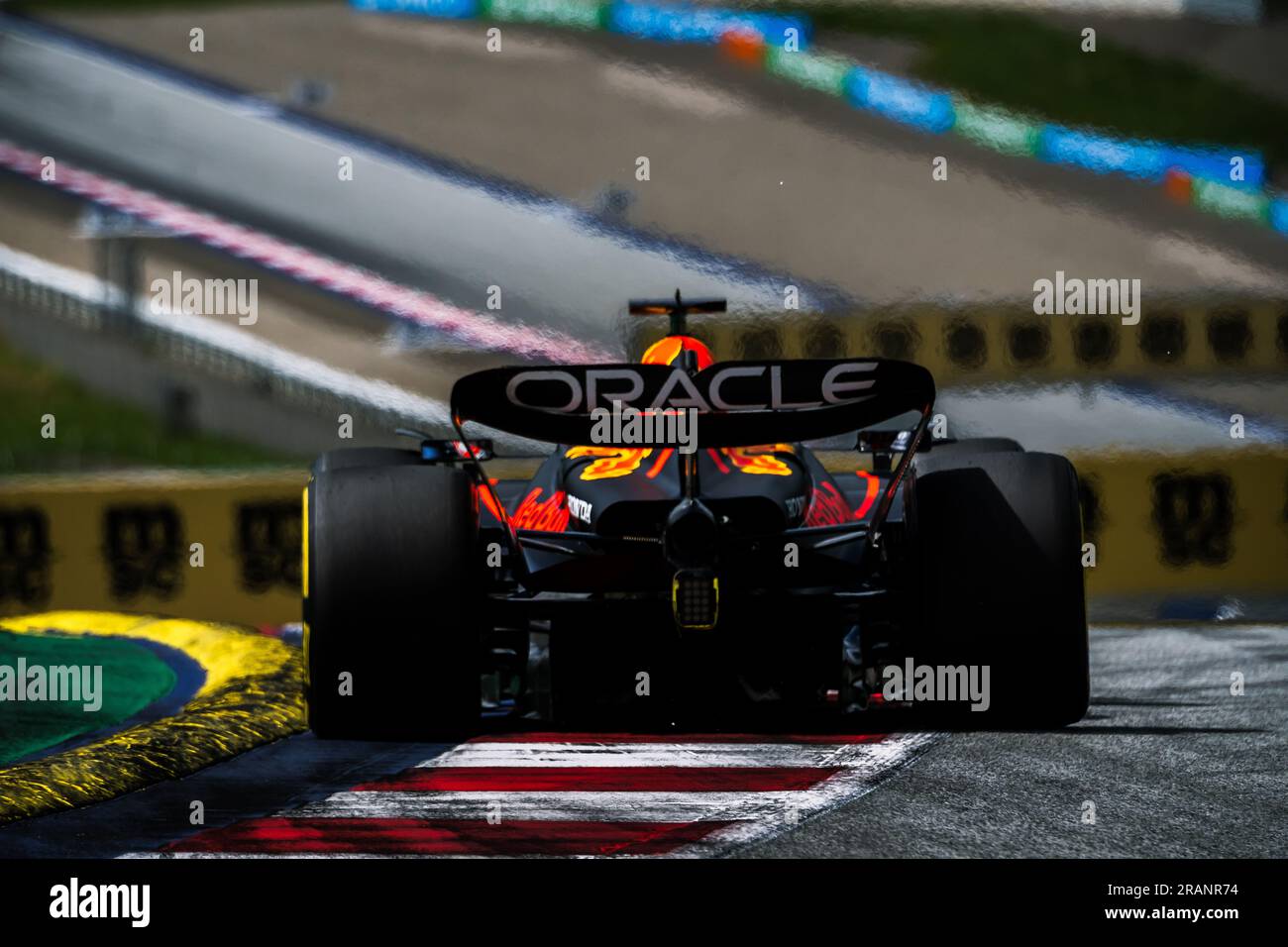 Red Bull Ring, Spielberg, Austria, 2 luglio 2023: Max Verstappen durante il Gran Premio d'Austria di Formula uno Foto Stock