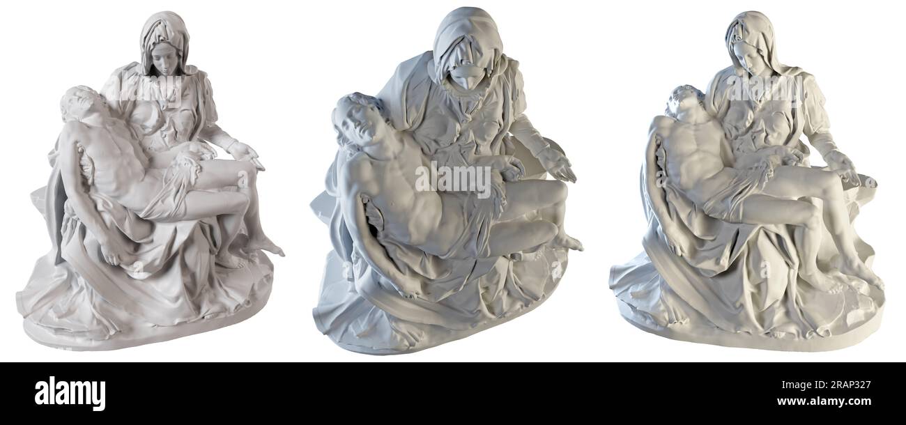 La Pietà - il primo capolavoro romano di Michelangelo, l'Italia Foto Stock