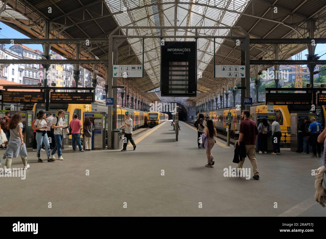 São Bento, stazione ferroviaria, Porto, Portogallo Foto Stock