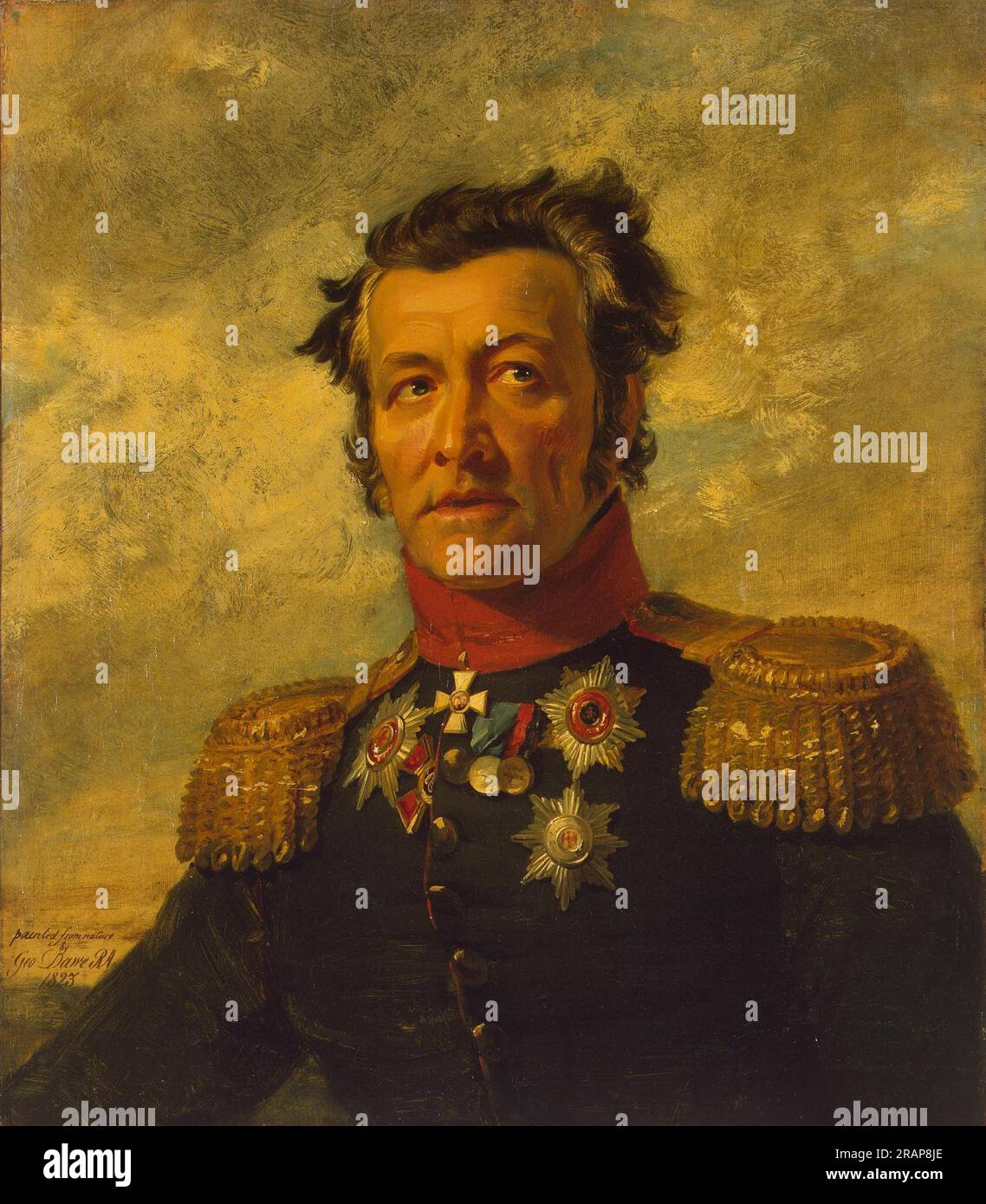 Ritratto di Grigory Maximobich Berg, generale russo di George Dawe Foto Stock
