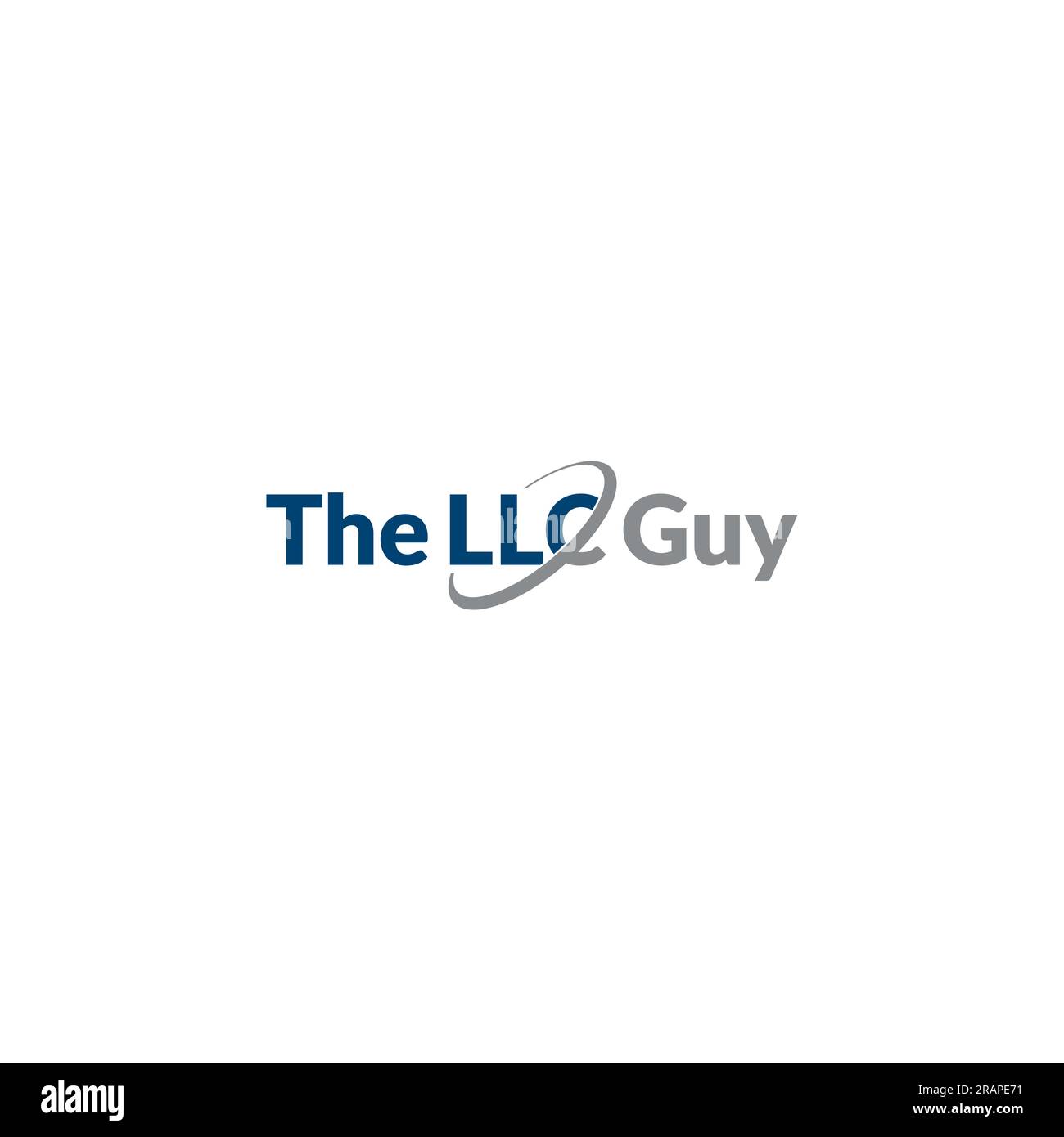 Il logo LLC Guy o il logo del marchio Illustrazione Vettoriale