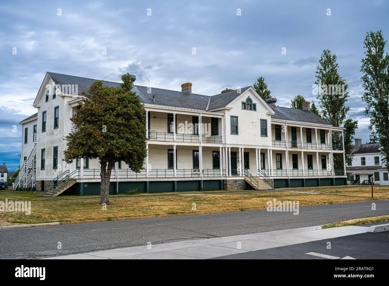 Edificio nel Fort Worden Historical State Park, Washington Foto Stock
